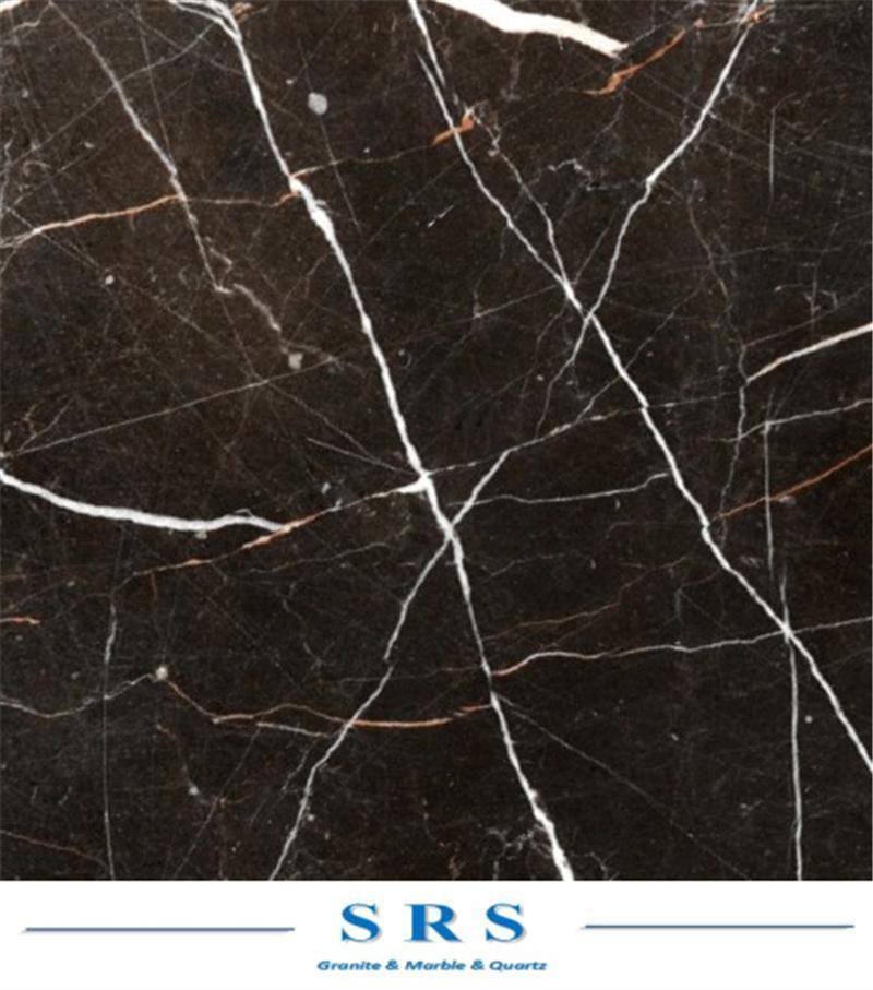 Saint Laurent Black Marble Tile for Wall/Floor/Countertop