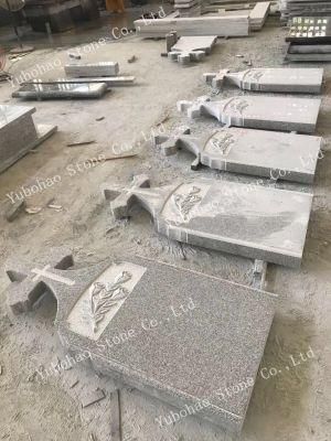 G603/European Style Sesame White Granite Monument Memorial Tombstone/Headstone/Monument