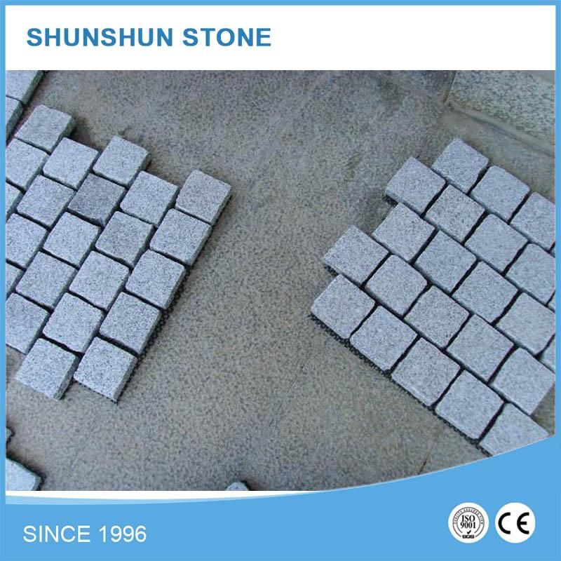 Gray Granite Cube Stone for Cobble Exterior
