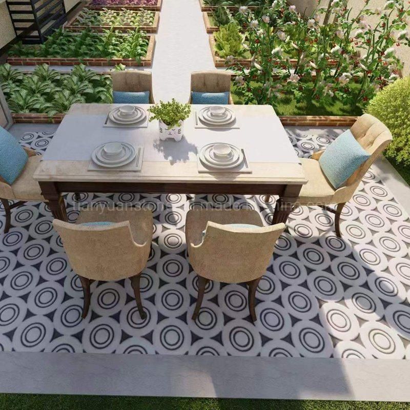Dark Grey Limestone Paver, Tumbled Blue Stone Cobblestone