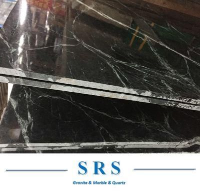 Building Material Natural Polished American Green Marble Slab for for Walling/Flooring/Kitchen/Bathroom/Black Marble