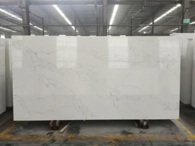White Quartz Stone Slab with Tree Veins for The Worktop