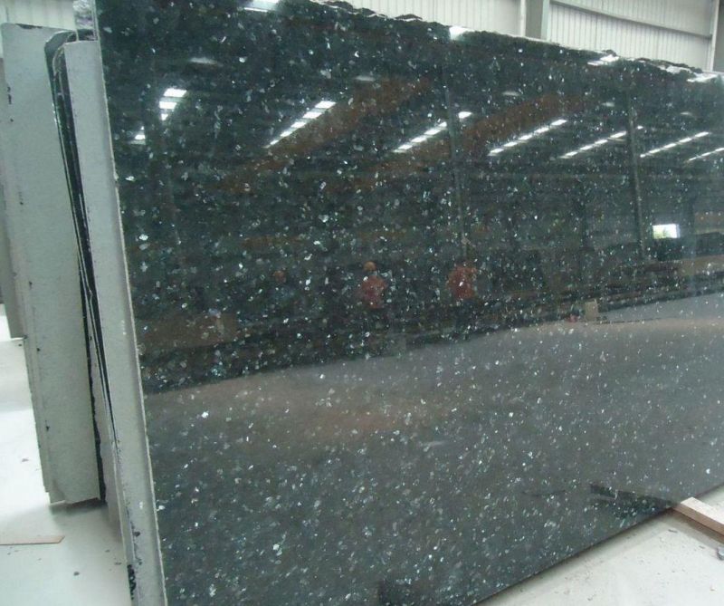 Natural Beautiful Emerald Pearl Granite Stone Slab Cheap Paving Stone Benchtop