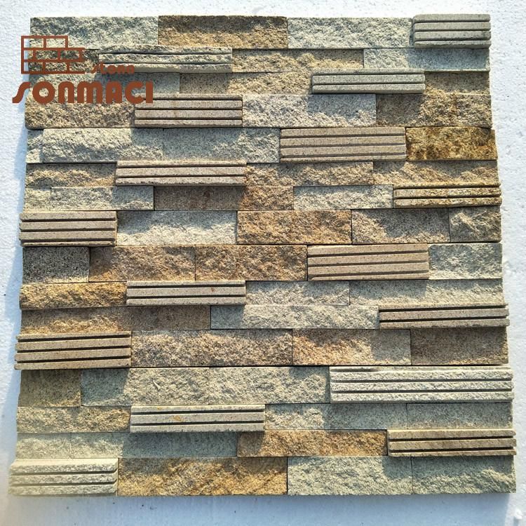 Construction Material Natural Slate Interlocking Stone Veneer