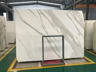 Luxury Marble Slabs Super/White Calacatta/Gold Marble Stone Floor Wall Tiles