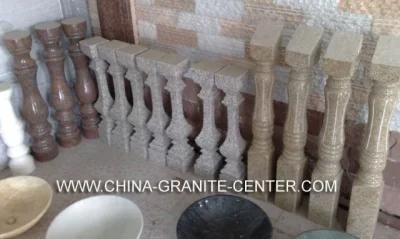 Natural Stone Polished Railing for Carving
