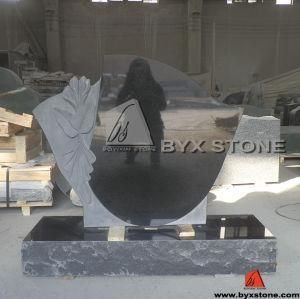 Custom Design Flower Carving Monument / Headstone