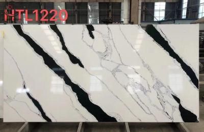 Top Quality Factory Price Kitchen Countertop Big Stone Slabs White Calacatta Quartz Stone Artificial Quartz Stone