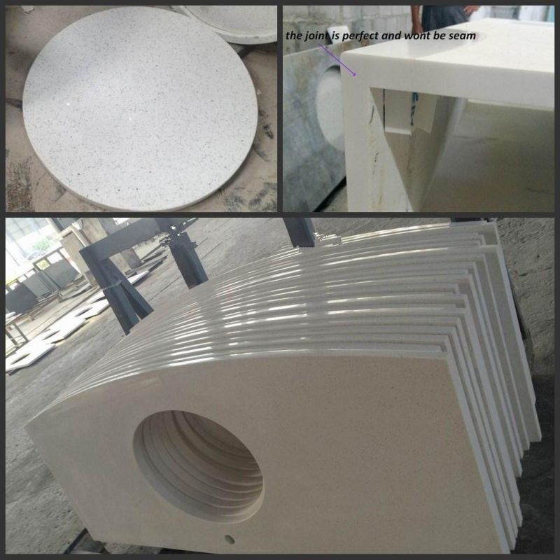 Wholesale Quartz Countertops Solid Surface Calacatta Quartz for Kitchen/Backsplash/Bath/Vanity Tops