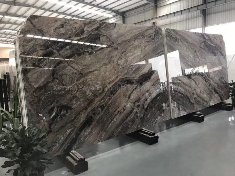 Natural Venice Brown Marble Stone Slab for Floor Tile/Home Decor/Fireplace/Paving Stone