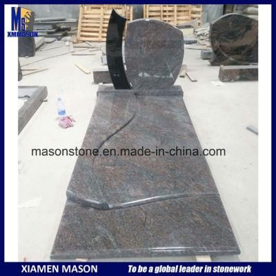 France Monument in Granite Paradiso and Shanxi Black