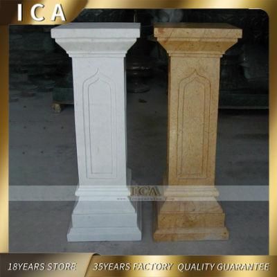 Round House Roman Marble Stone Marble Pillar Design