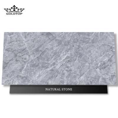 Bathroom Vanity Wall Island Kitchen Countertops Worktop Table Tops Light Grey Natural Stone Slab Marble Tiles
