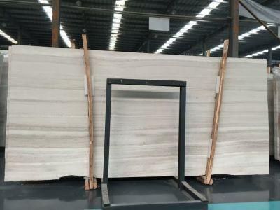 Perlino Bianco White Wood Grain Polished Dolomite Marble