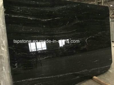 Brazil Via Lactea Black Granite Slab for Project