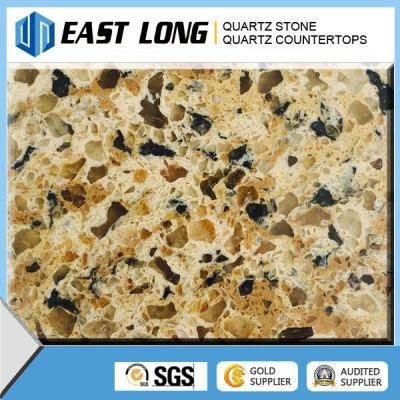 3200mm*1600mm Double Color Quartz Stone Artificial Quartz Countertop