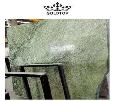 Being Popular Romantic Verde Ming Green Natural Marble for Kitchen Top Decoration