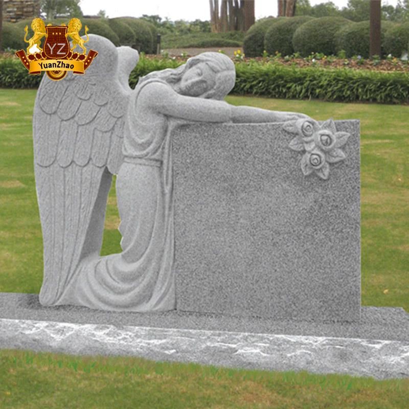Granite Memorial Restingangel Gravestone Headstone Graveyard Decoration