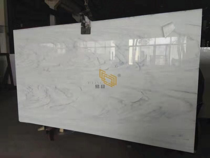 Nano White Crystallized Glass Panel Artificial Marble for Kitchen/Countertop/Flooring/Wall/Vanity Top