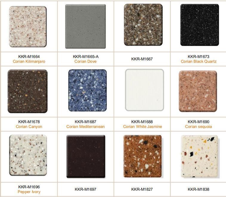 Artificial Stone Avonite Corian Wilsonart Acrylic Solid Surface Sheet