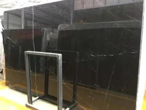 China Nero Marquino/Black Marble Tiles/Slabs for Vanity Top/Bar Top/Window Sill/Wall/Floor