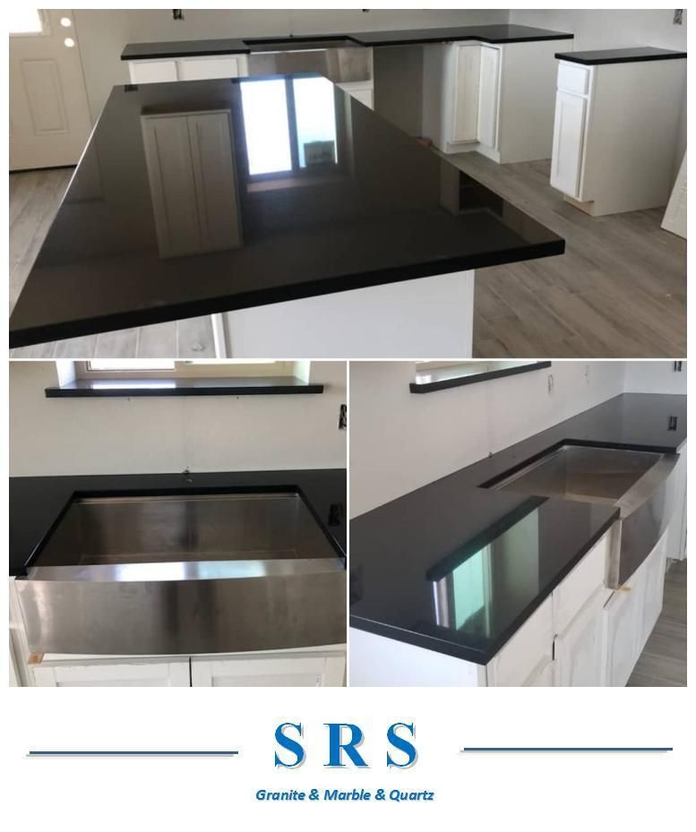 Chinese Absolute Black Granite in Slabs / Cut-to-Size Tiles/ Countertop