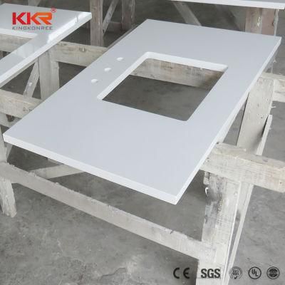 Wholesale Marble Vein Staron Krion Solid Surface Bathroom Vanity Top