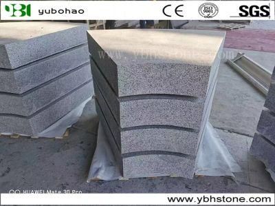 New G654/Padong Dark/Flamed Granite Kerbstone/Curved Kerbstone for Paving Stone/Garden Stepping Stone