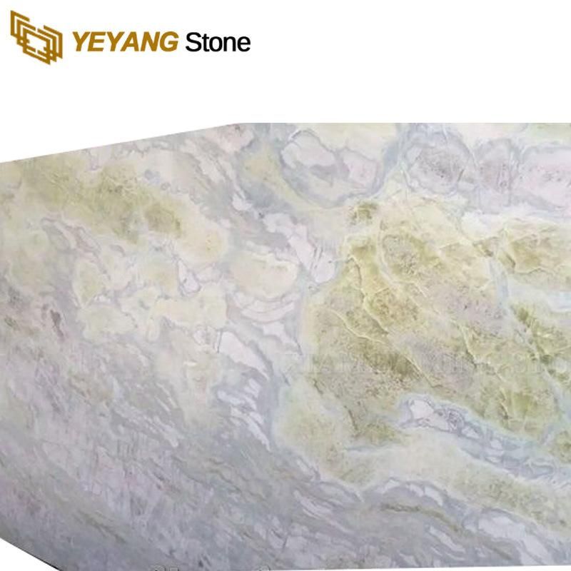 Polished Natural Lemon Ice Marble for Interior/Wall/Cladding/Kitchen/Bathroom/Tops