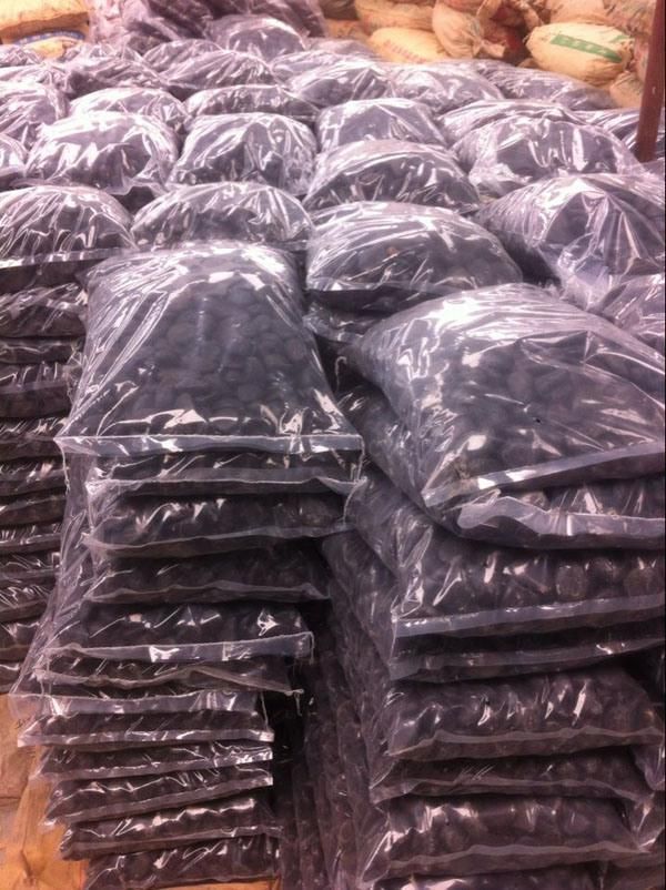 Hot Sale Black Polished Pebble Stone