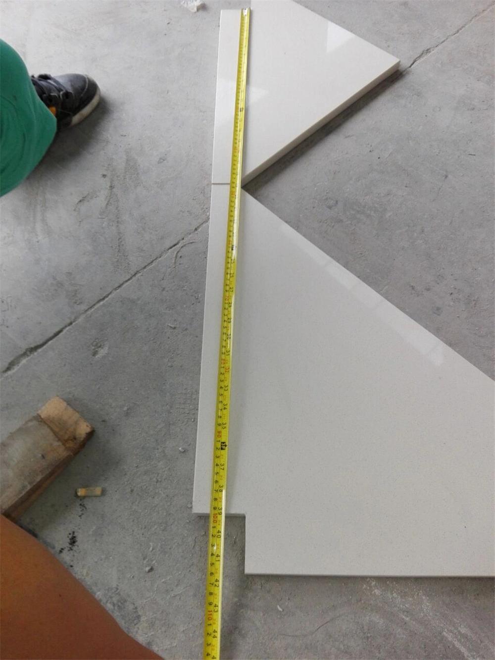 New Product Quartz Stone Slab for Pure White Quartz Countertop Customized Service