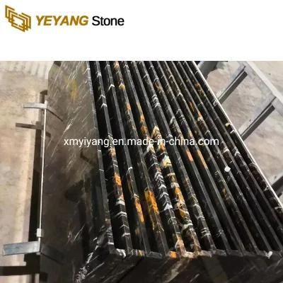 China Golden Portoro Marble Black Marble for Floor/Bathroom/Kitchen