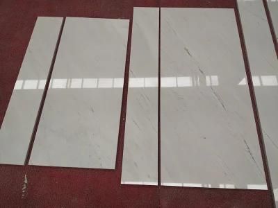 Natural Stone polished/honed Sivec white marble stairs for interiors/indoor decoration