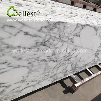Princess White Marble Slab for Coutertop, Tabletop, Step, Tile, Coping