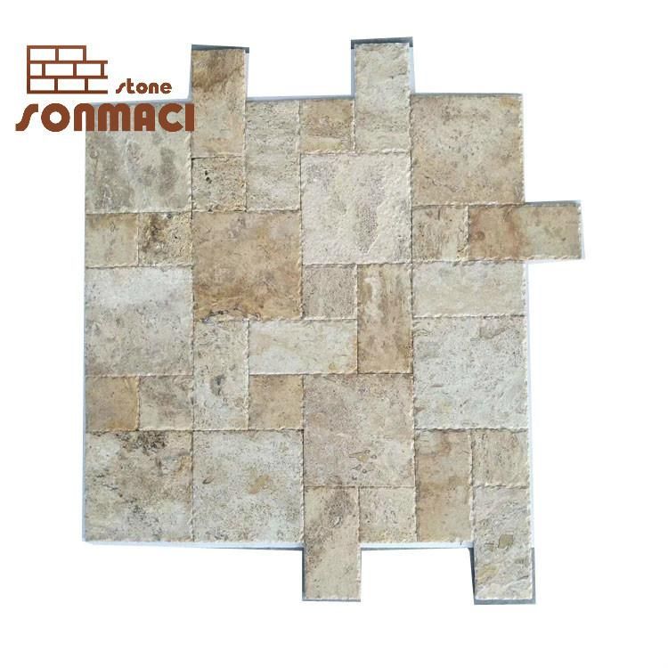 Yellow Marble Mosaic Tile for Wall and Floor
