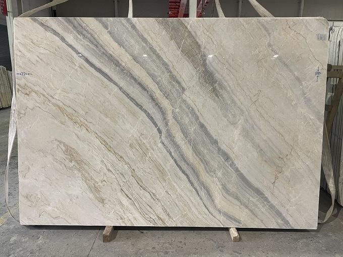 Popular Natural Chinese China Blue Gold Marble Slab and Tile for Hotel Wall Floor Decorate
