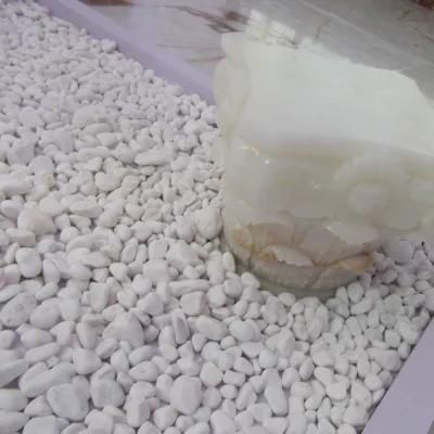 Wholesale Good Quality Cobble Stone Pebble Stone Tumbled Round Snow White