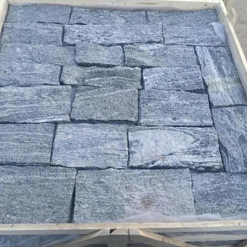 Grey Granite Flexible Natural Stone Veneer Design