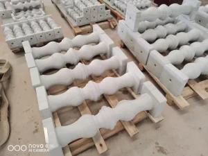 Factory Direct Sales Natural White Slate Slab Stone Carvings and Sculptures for Rustic Stone Wall