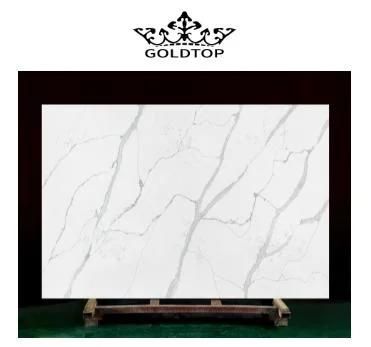 Electro Extended Remix White Three Tree Artificial Quartz of Stone Countertops Kitchen for Restaurants