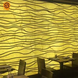 Chinese Customized Luxury Decorative Translucent Brown Onyx Stone Slabs