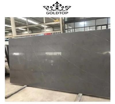 Hot Sales Temper Polished/Honed/Leather Finish Calacatta Stone Slabs/Tiles Artificial Quartz for Kitchen/Bathroom Counter Tops