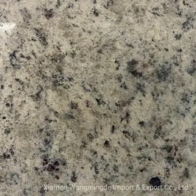 off- White and Smooth Surface Granite with Rich Texture Use for Countertops and Decorations