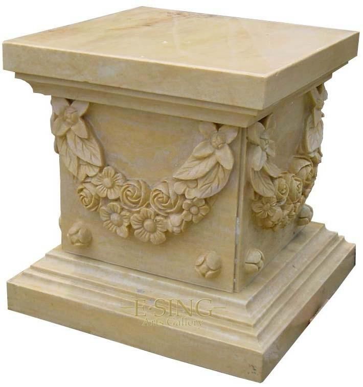 Hot Sales Natural Stone Granite Stone Pillar Marble Base Pedestal