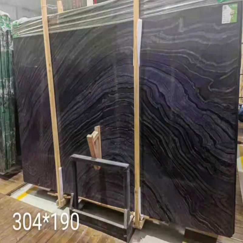Wholesale China Polished Natural Stone Flooring Tiles Wood Grain Marble