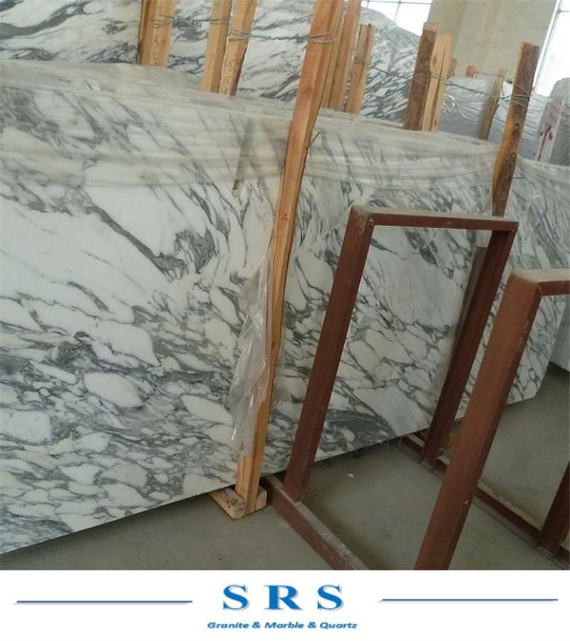 Arabescato White Marble with Black Veins for Flooring Tiles/Big Slabs/Bathroom