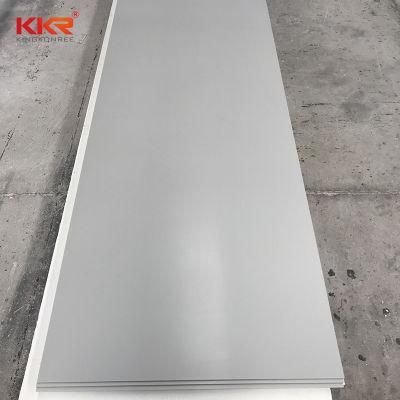 Luxury Matching Gray Color Processing Stone Solid Surface Panels