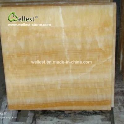 Luxury Hotel House Yellow Honey Onyx Tile