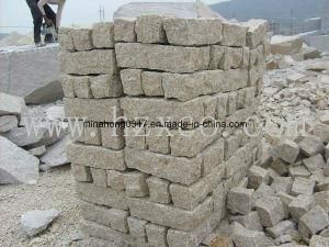 Rusty Yellow G682 Beige Granite Paving Cube Stone