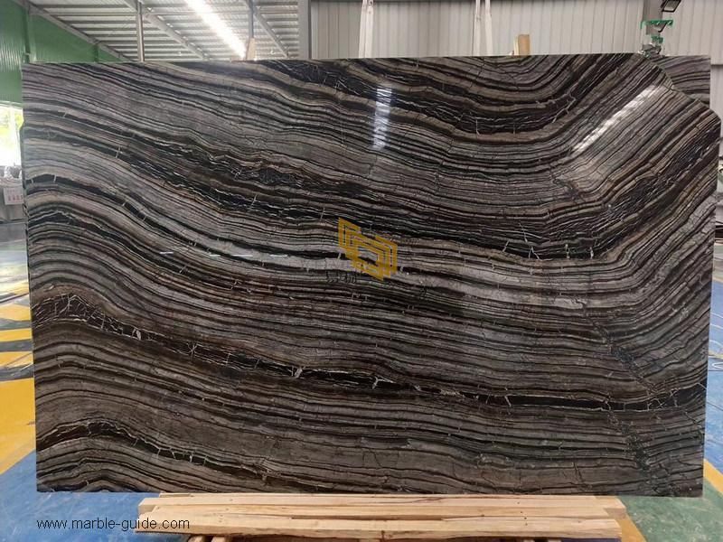 Wholesale Price Black/Grey Forest Marble for Table Top/Bathroom Wall/Vanity Top/Wash Basin